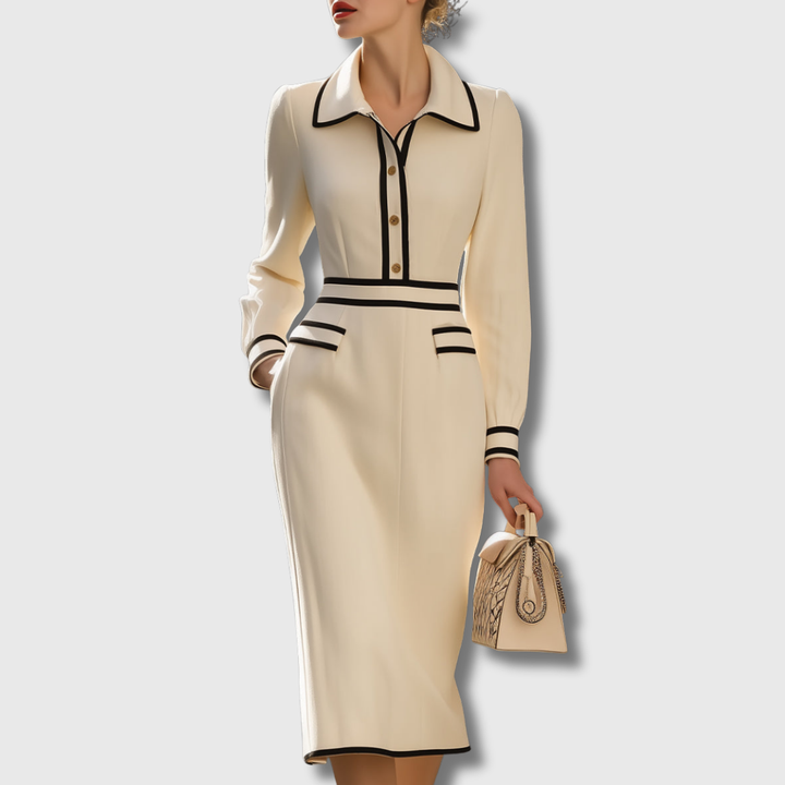 Lotte | Midi Dress with Button Details