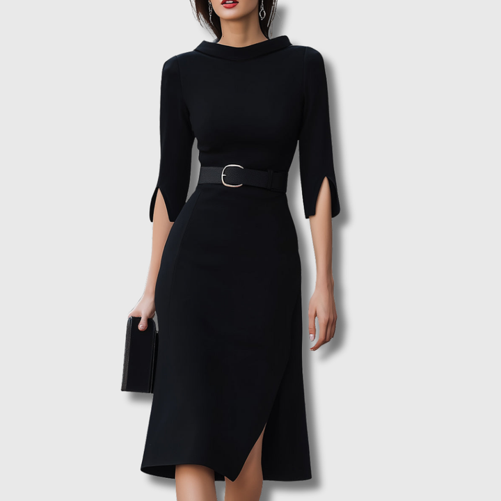 Kennedy | Midi Black Dress