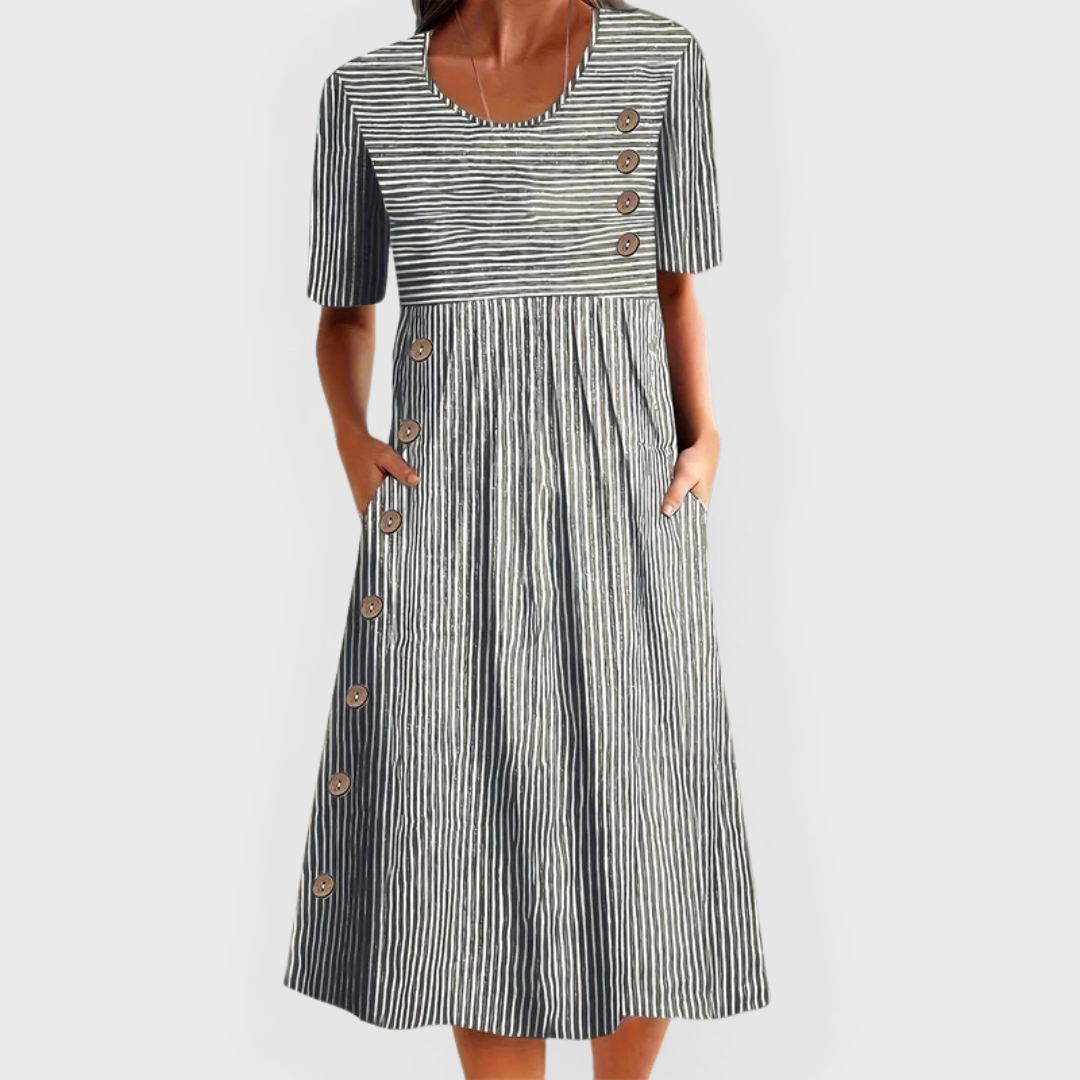 Wanda | Midi Striped Dress