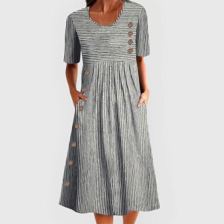 Wanda | Midi Striped Dress