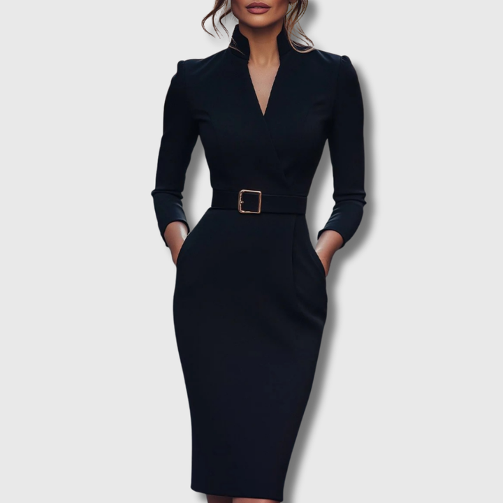 Loes | The Maxi Power Dress with Belt