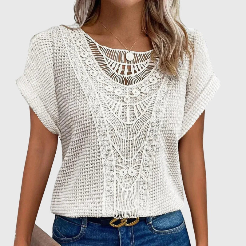 Inge | Elegant Blouse in Ibiza Style