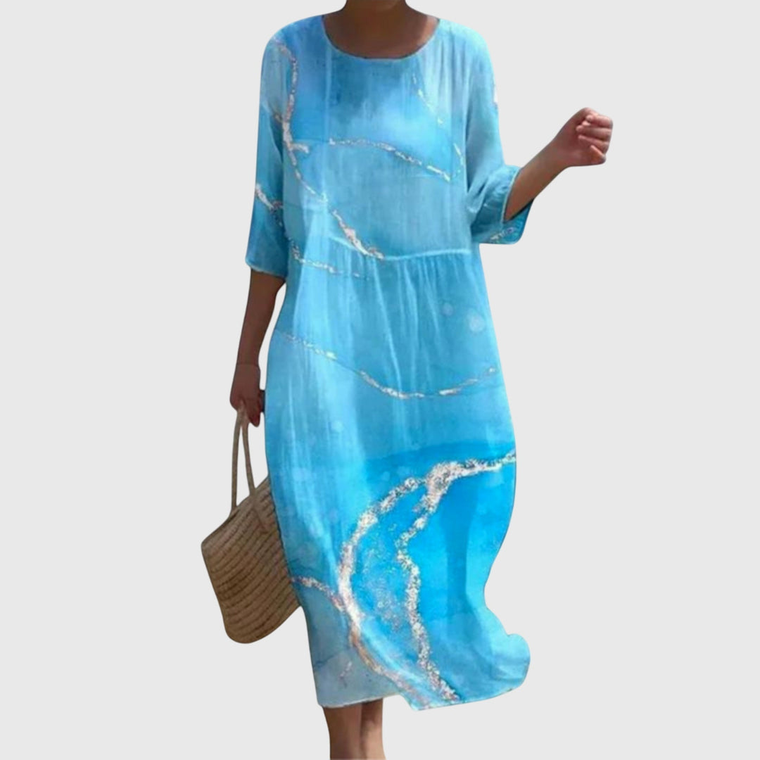 Nynke | Elegant Maxi Floral Dress