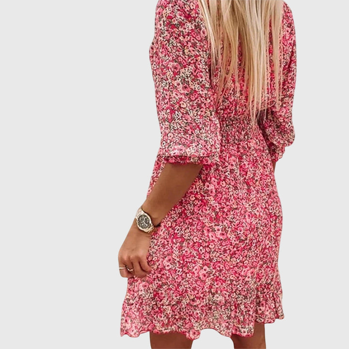 Nora | Floral Puff Sleeve Dress
