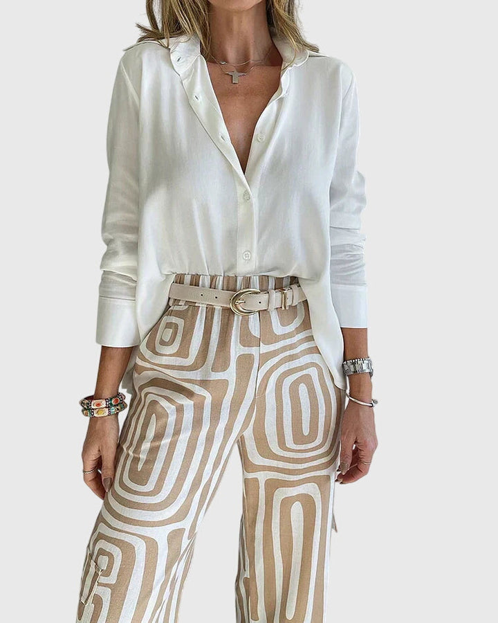 Lottie | Elegant Pants + Blouse & Free Belt