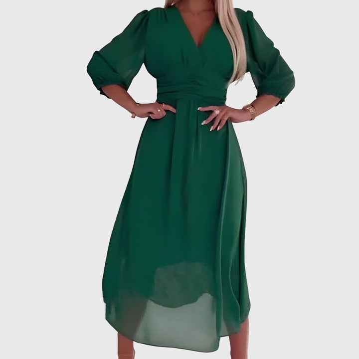 Lineke | Light Silk Chiffon Dress