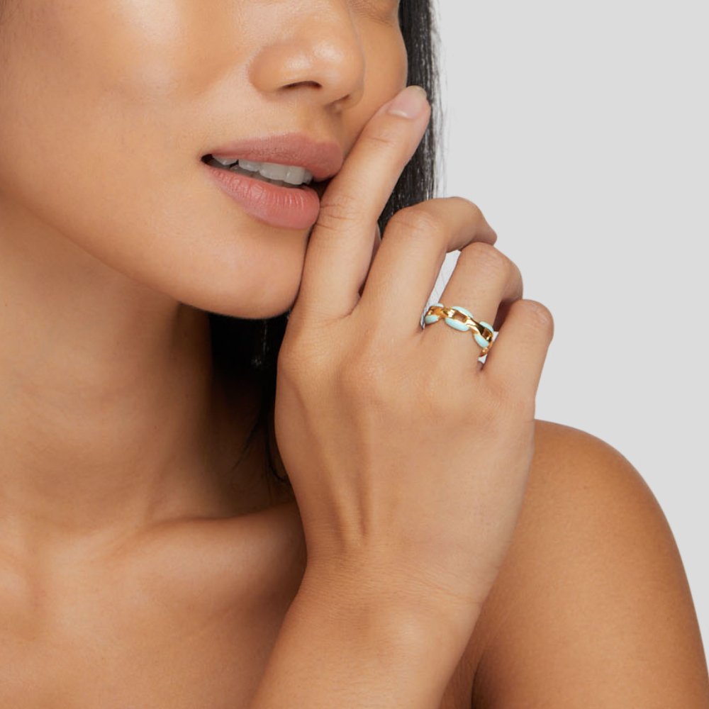 Blue Ring Chain Reya