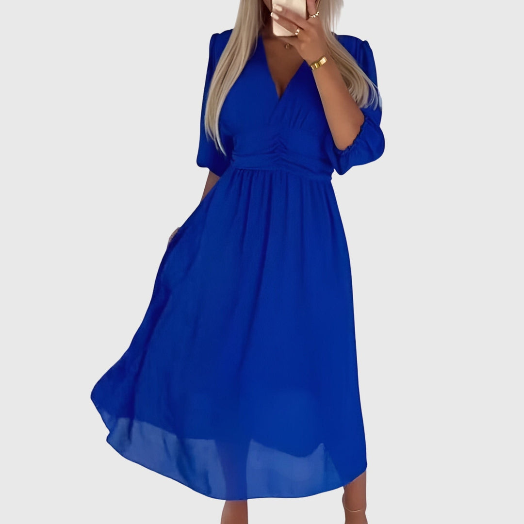 Lineke | Light Silk Chiffon Dress