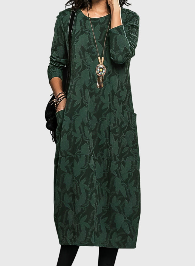 Janneke | Casual Dress with Round Neck