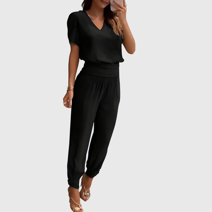 Melanie | Elegant Blouse and Pants Set