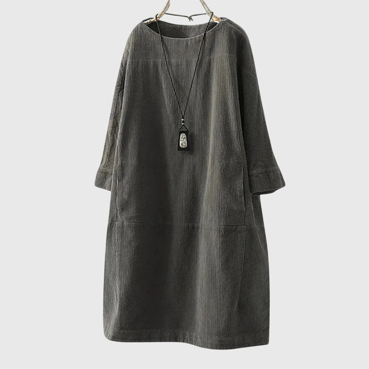 Jette | Cotton Velvet Midi Dress