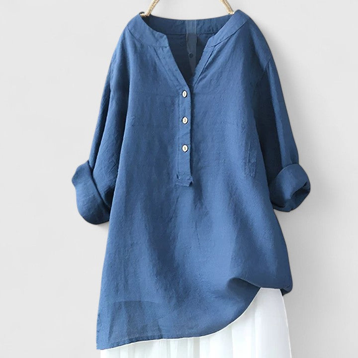 Famke | Elegant Blouse with Buttons