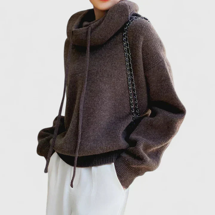 Monique | Comfortable Knitted Hoodie