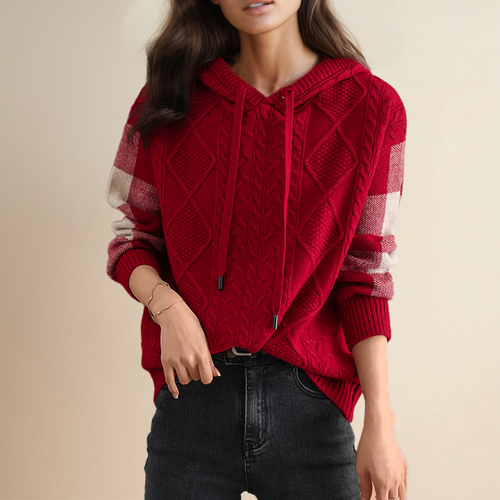 Isa | Knitted Hoodie
