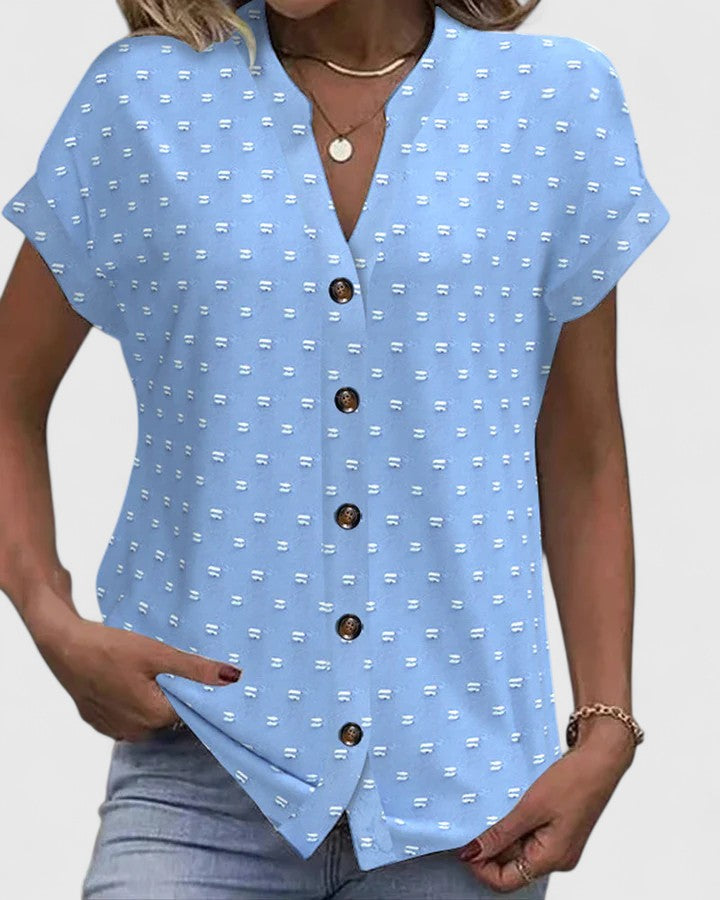 Rebecca | Comfortable V-Neck Blouse