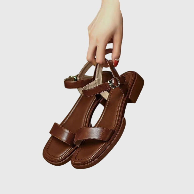 Jessica | Orthopedic Leather Sandals