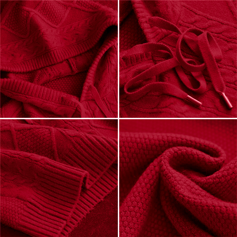 Isa | Knitted Hoodie