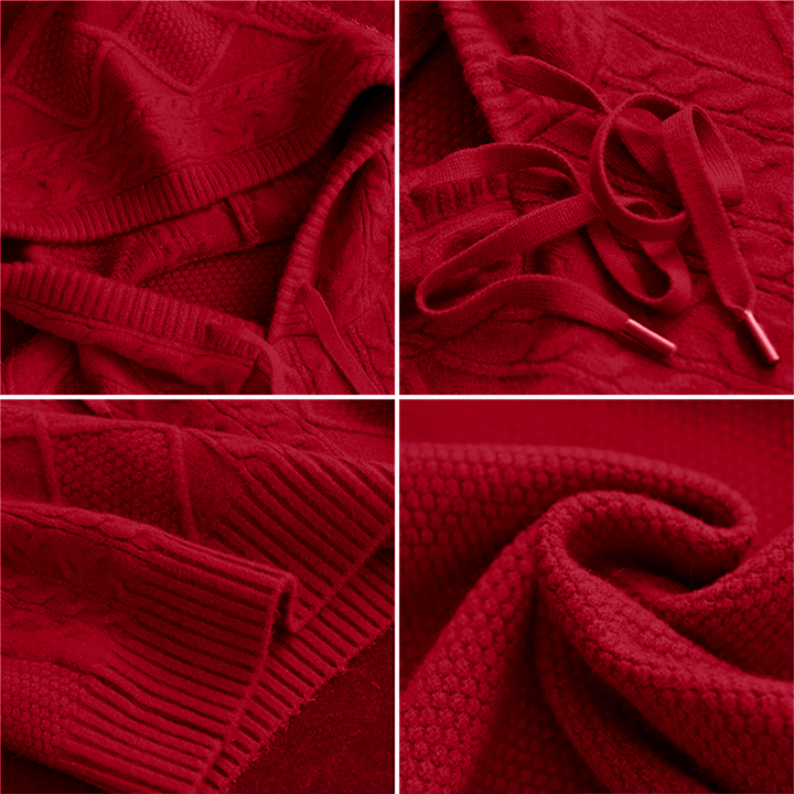 Isa | Knitted Hoodie