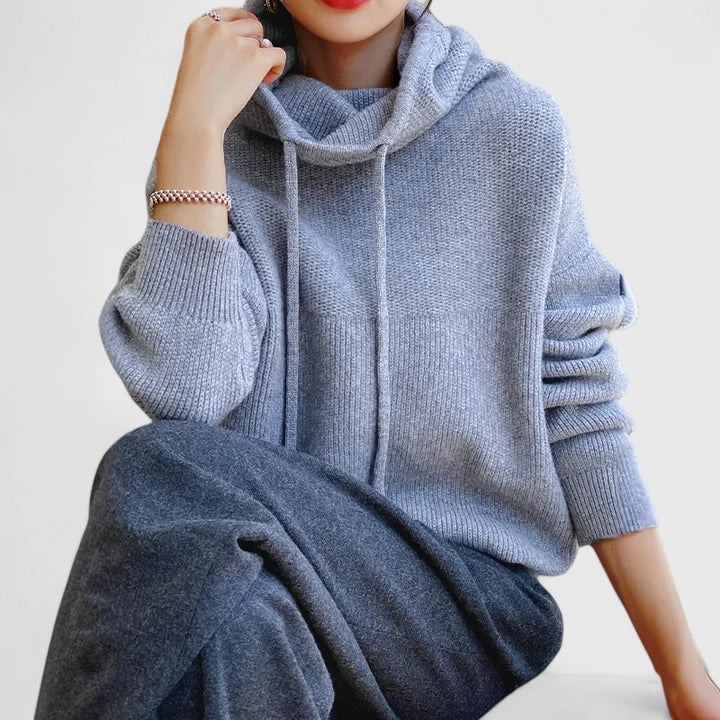 Monique | Comfortable Knitted Hoodie