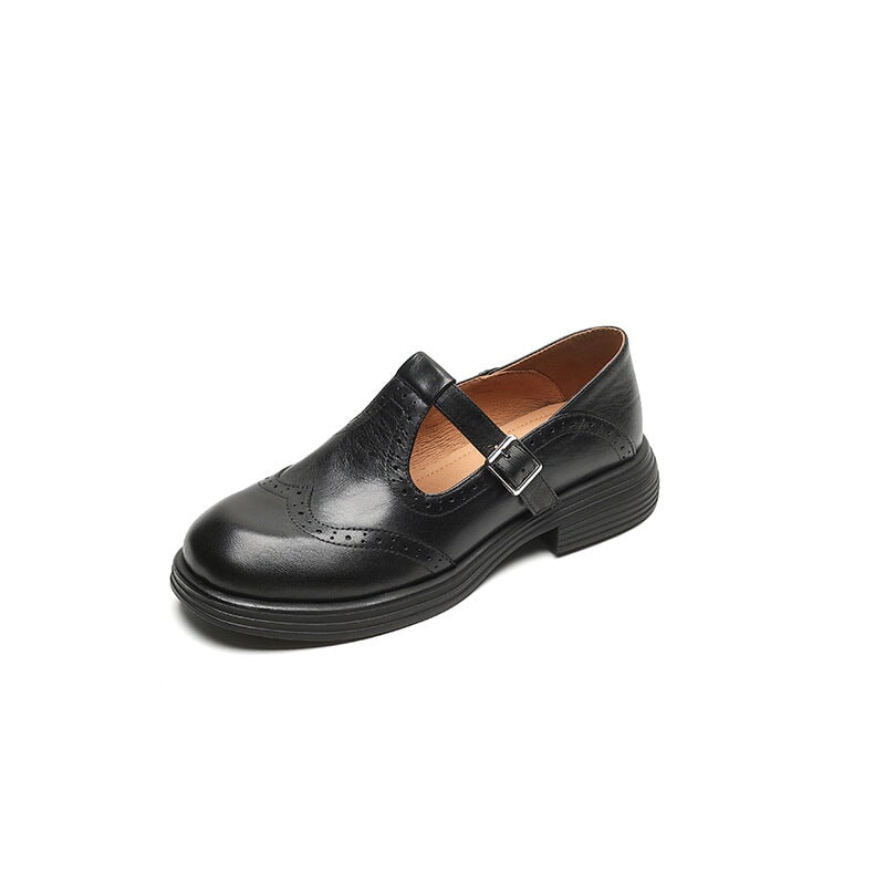 Wanda | Leather Mary Janes