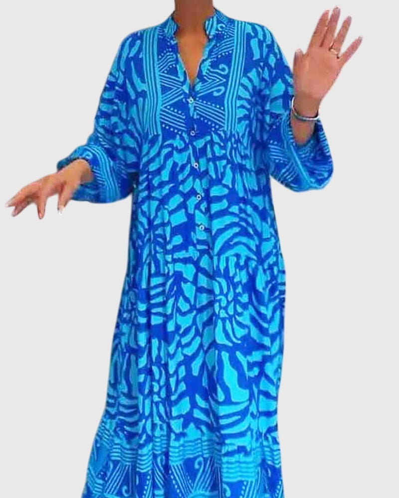 Lize | Maxi Dress with Elegant Print
