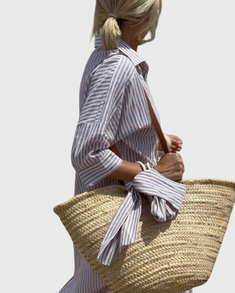 Lisette | Classic Striped Dress