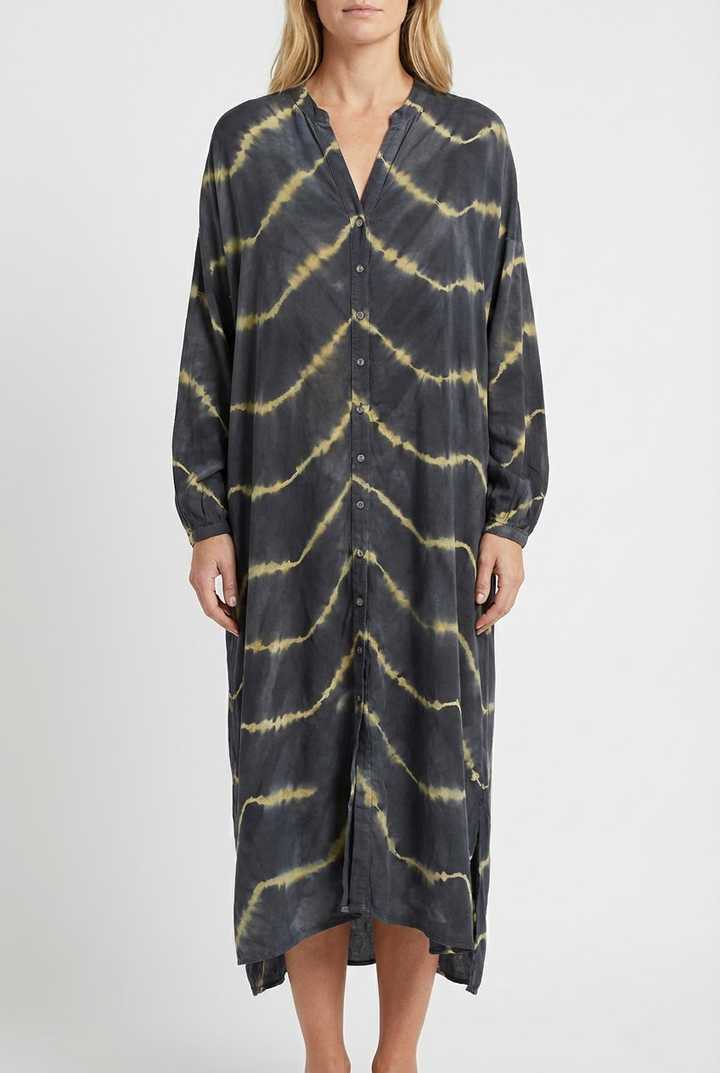 Manon | Elegant Boho Striped Maxi Dress