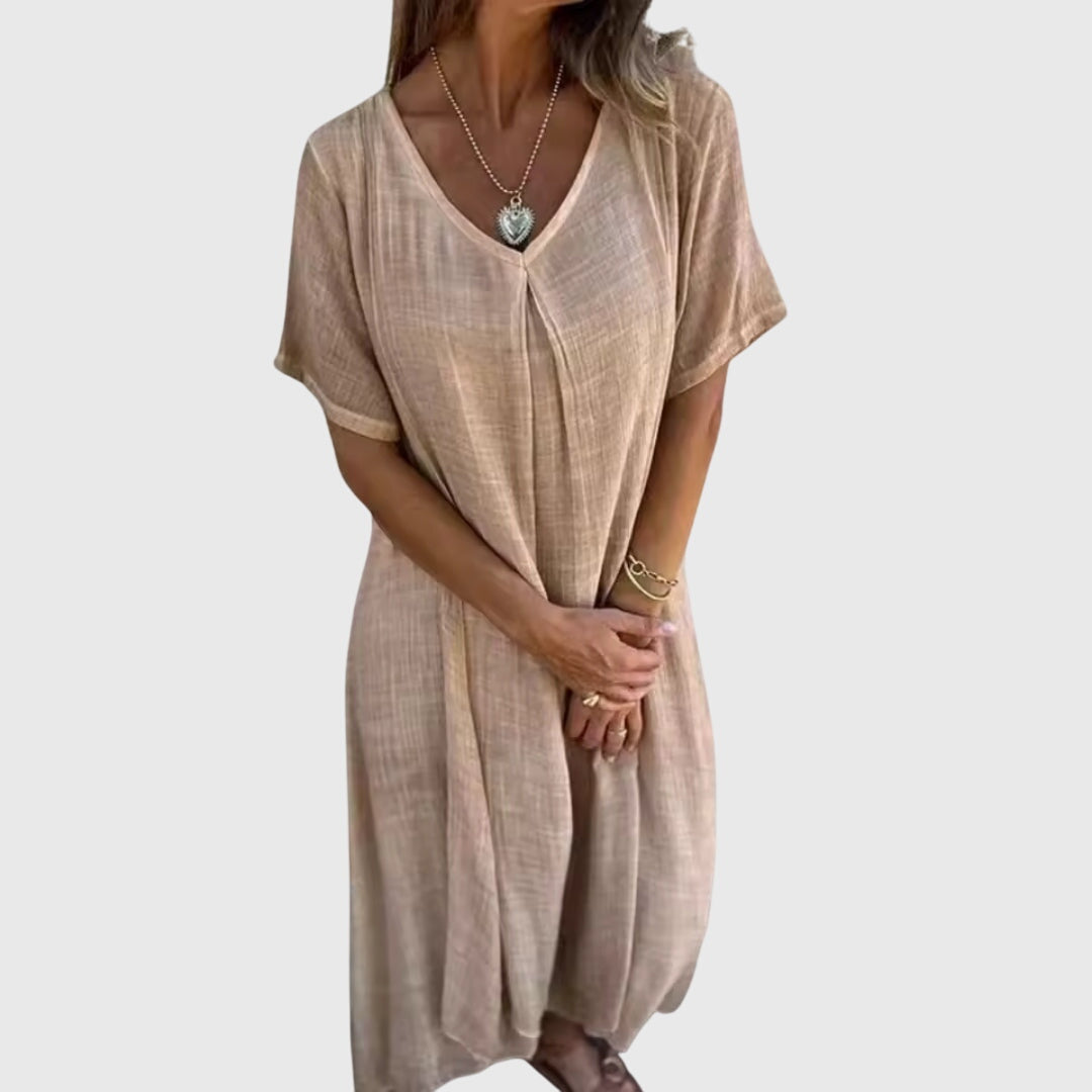 Mirjam | Light and Elegant V-Neck Dress