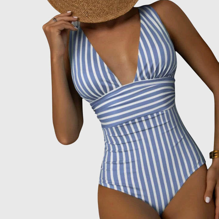 Maud | Finally Striped Swimsuit with Support