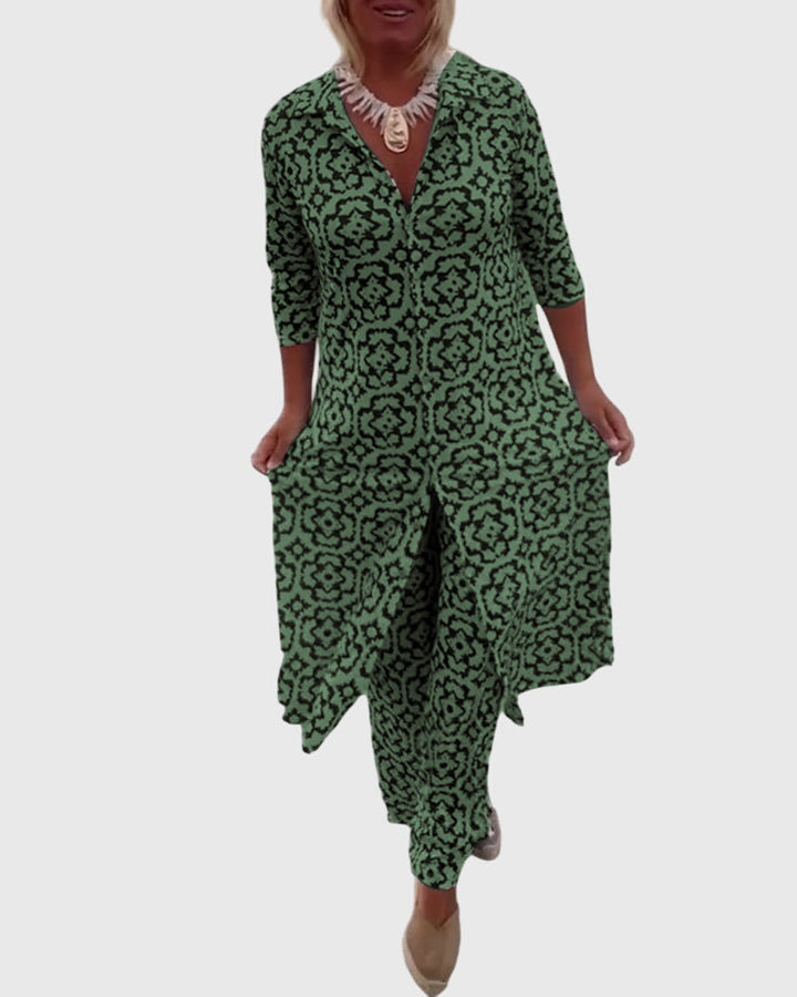 Jojanneke | Elegant Vintage Two-Piece Set