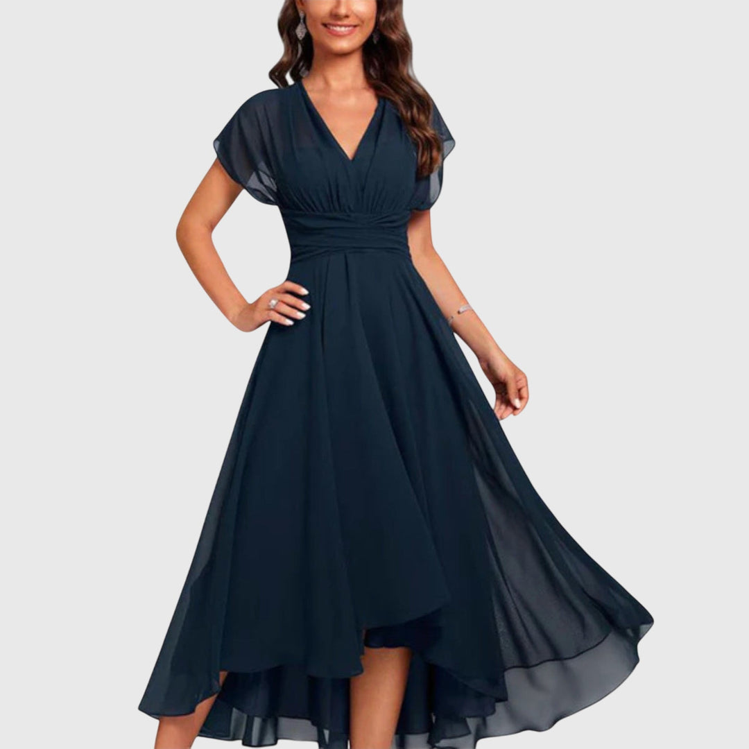 Nora | A-Line Dress with V-Neck