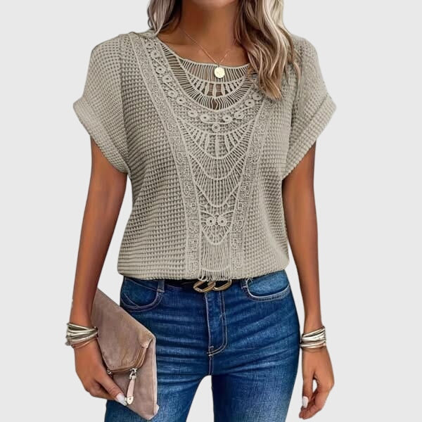 Inge | Elegant Blouse in Ibiza Style