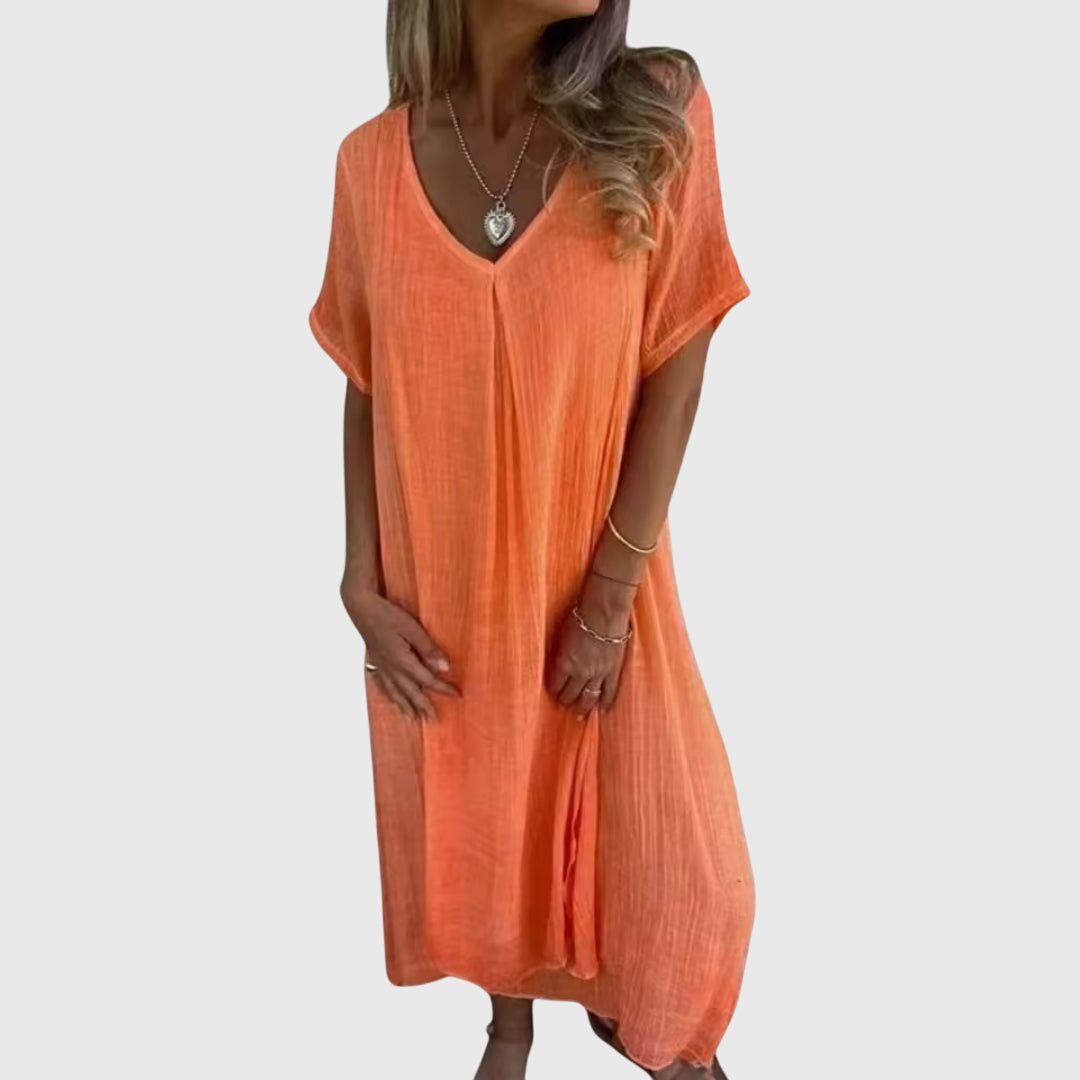 Mirjam | Light and Elegant V-Neck Dress