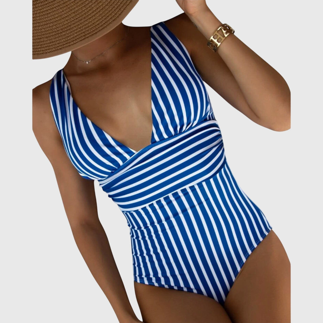Maud | Finally Striped Swimsuit with Support