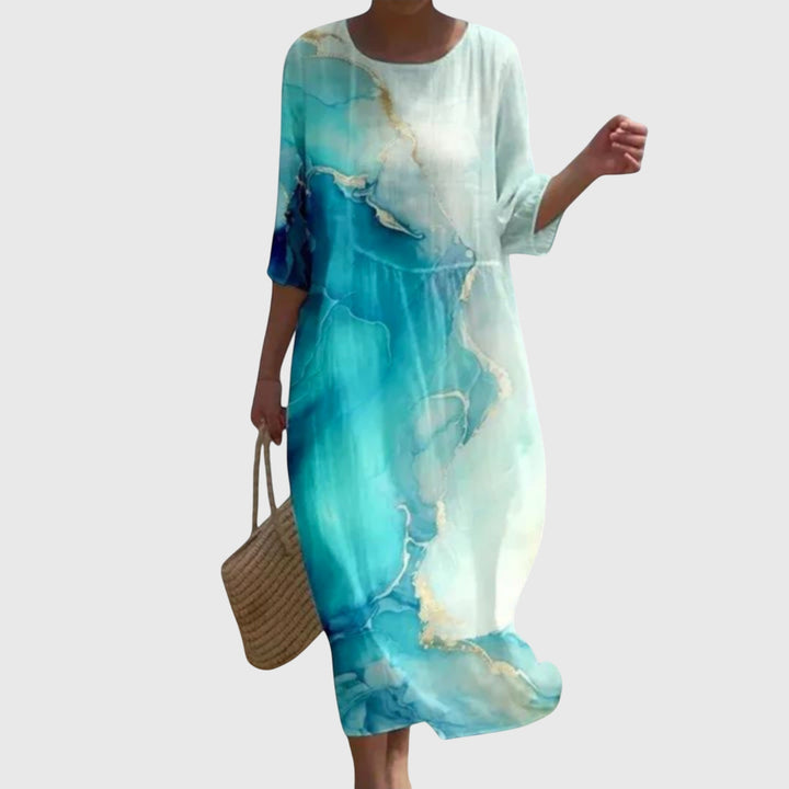 Nynke | Elegant Maxi Floral Dress