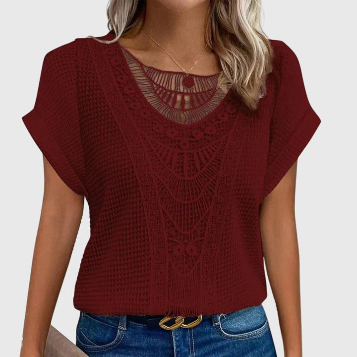 Inge | Elegant Blouse in Ibiza Style