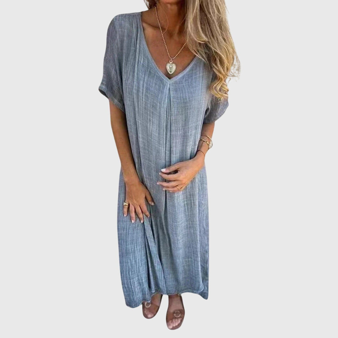 Mirjam | Light and Elegant V-Neck Dress