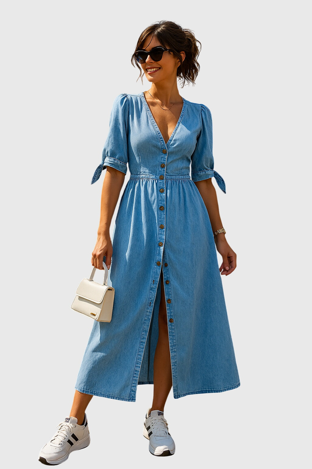 Hester | Elegant Denim Dress