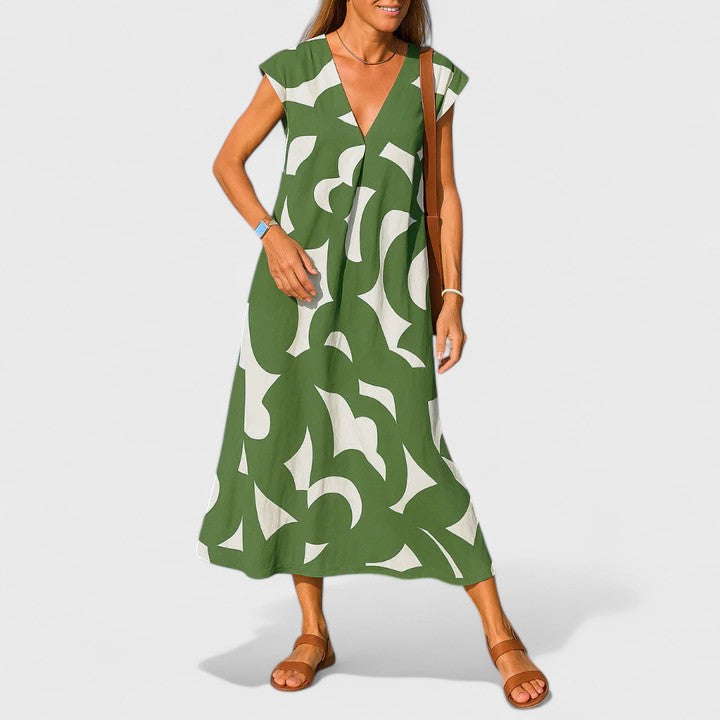 Lotte | V-Neck Floating Dress