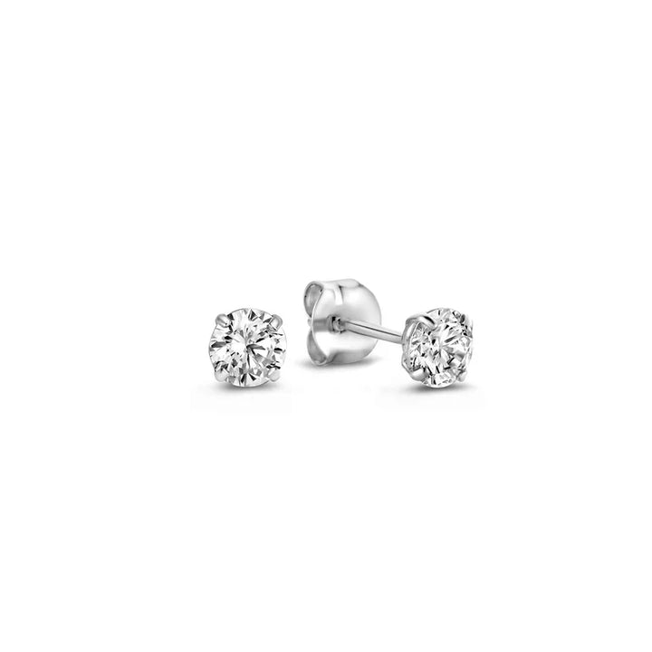 Droplet-shaped moon earrings