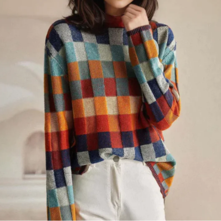 Heleen | Comfortable retro sweater
