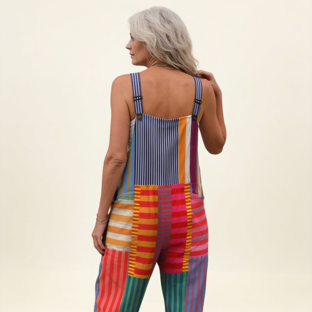 Manon | artistic colorful stripes with light