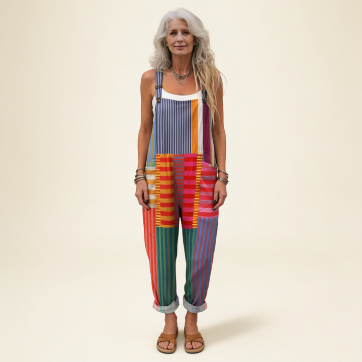 Manon | artistic colorful stripes with light