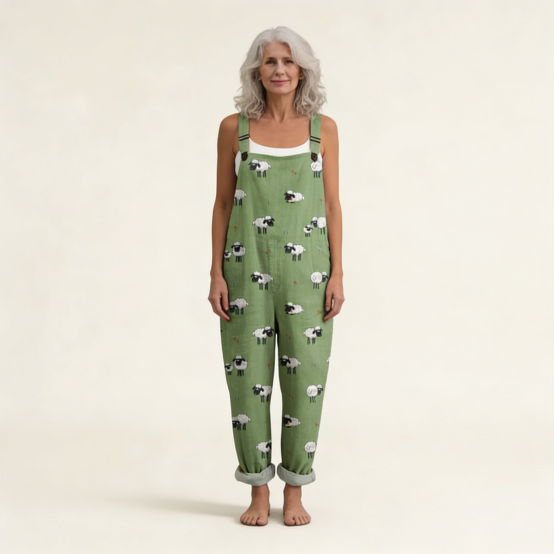 Loes | soft bohemian green shade