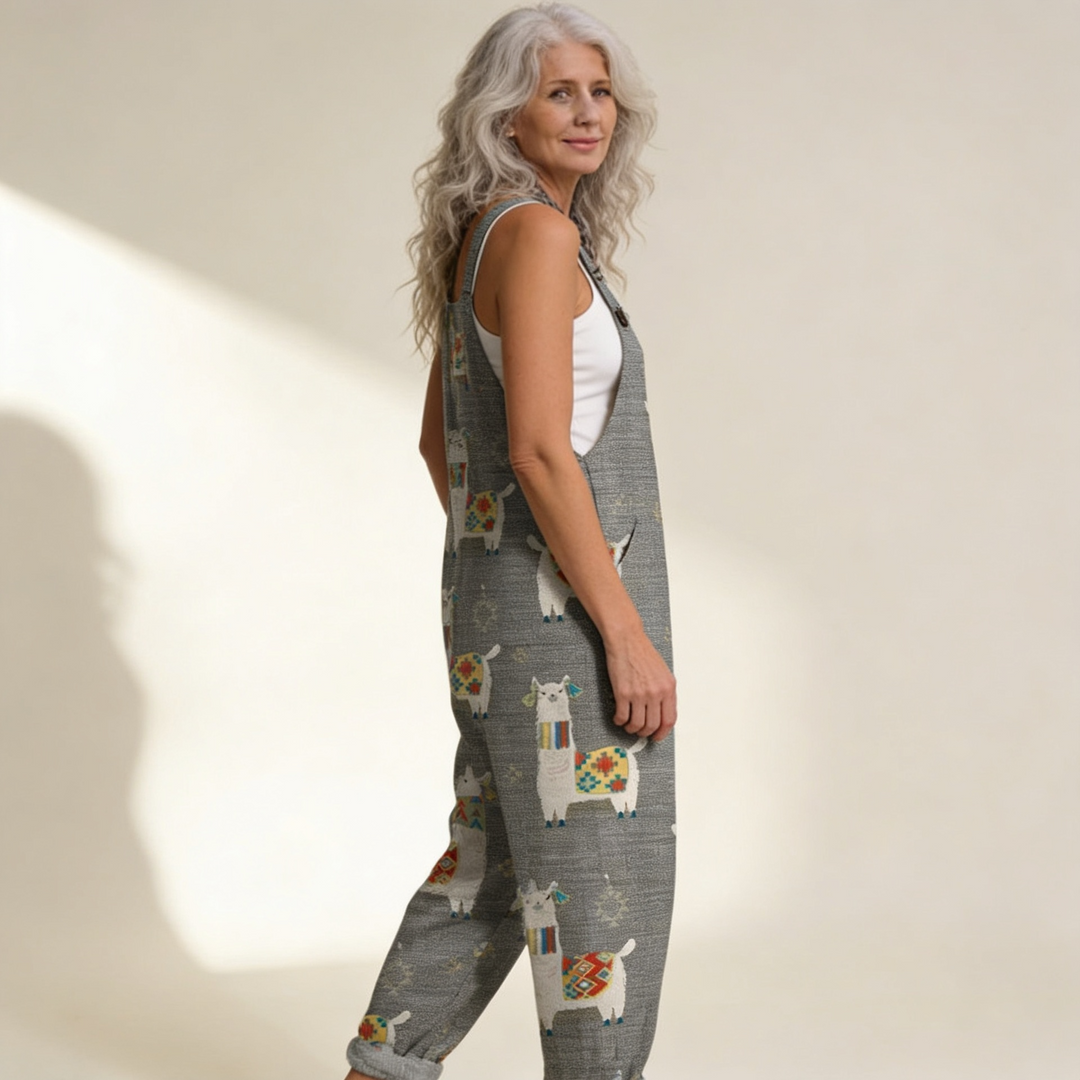 Stone | Gray Bohemian Llamas