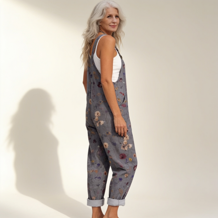 Rebecca | gray bohemian flowers