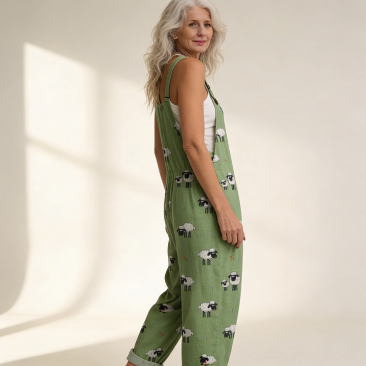 Loes | soft bohemian green shade