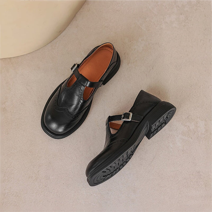 Wanda | Leather Mary Janes