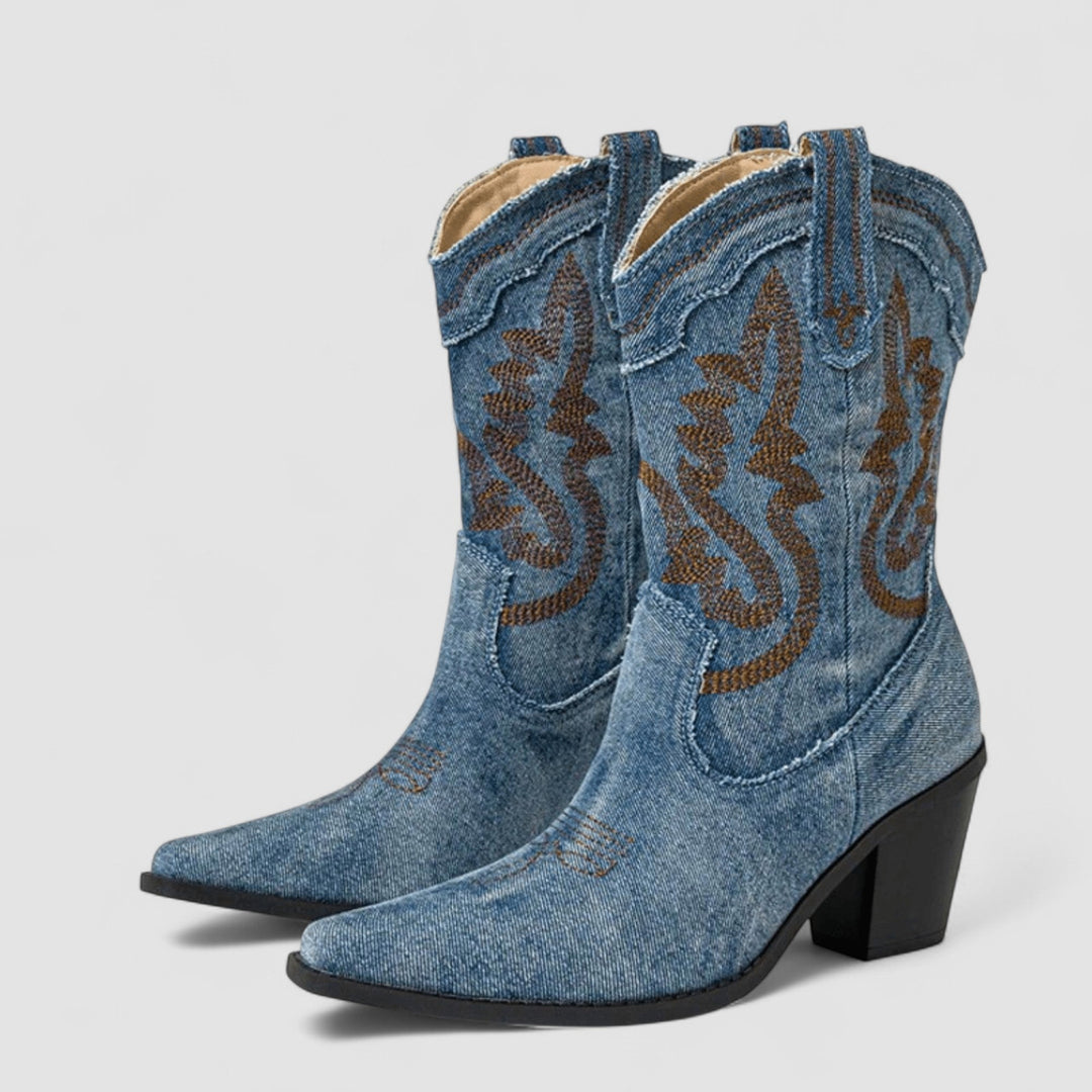 Stien | Orthopedic Denim Ankle Boots