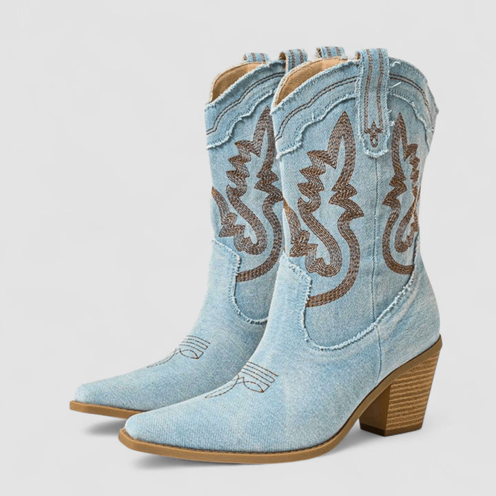 Stien | Orthopedic Denim Ankle Boots